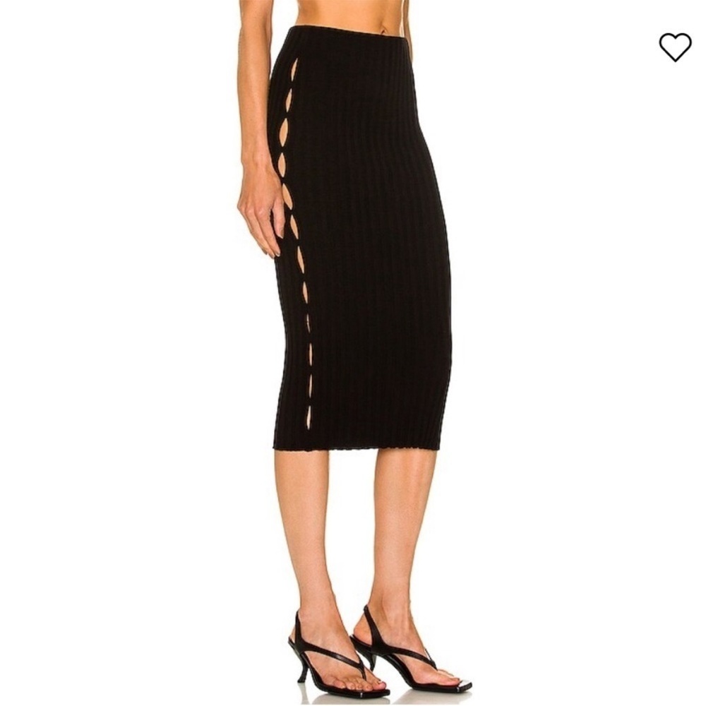 Cotton Citizens Black Midi Skirt NWT